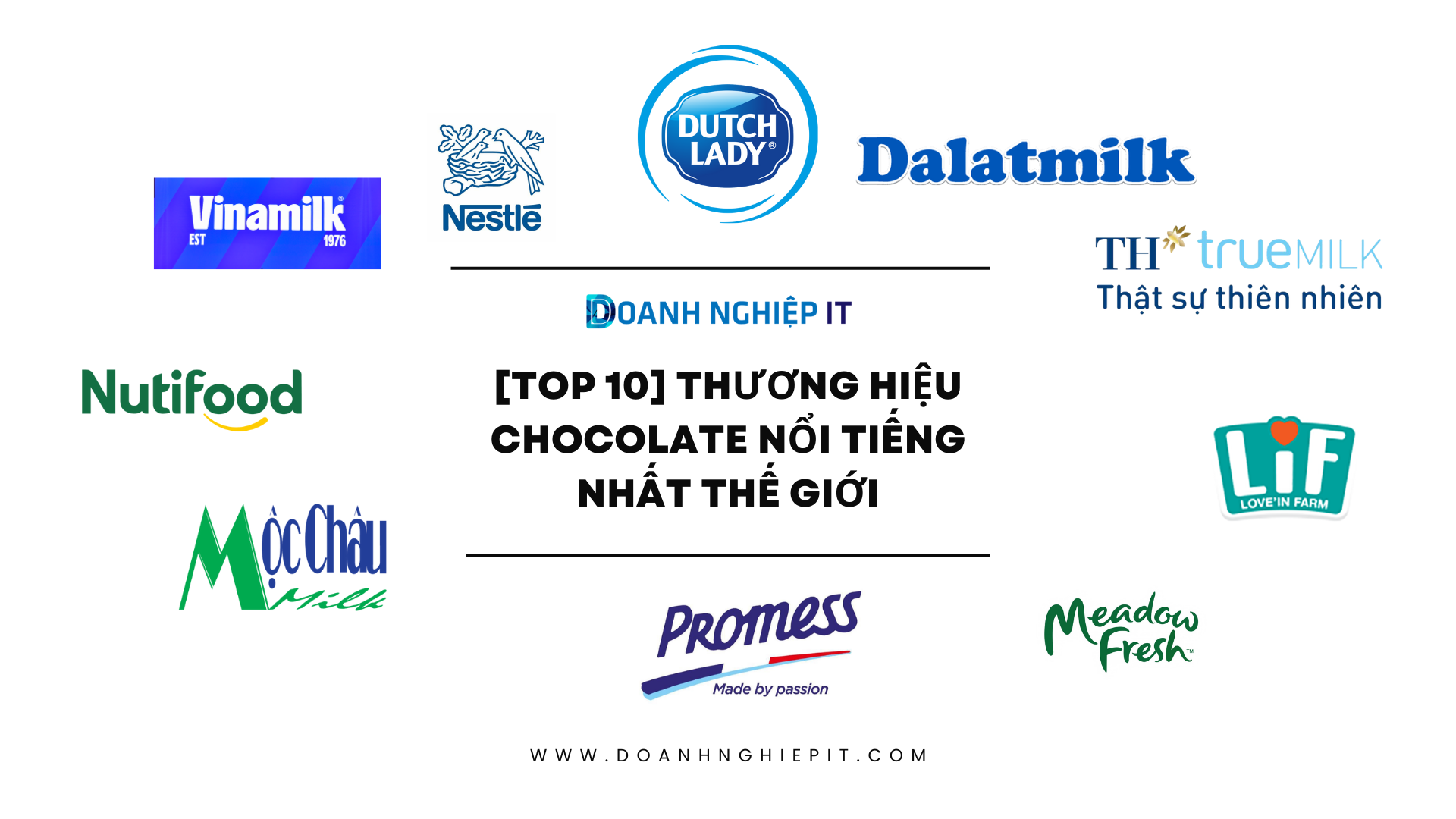 Top 10 thương hiệu sữa tươi nổi tiếng tại Việt Nam